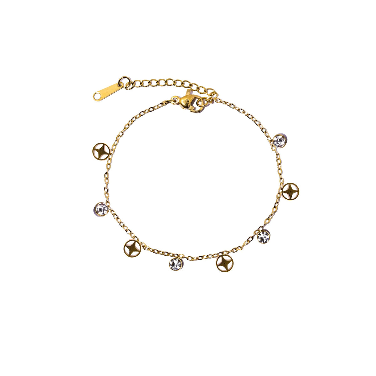 Dangling Charm Bracelet charms close-up